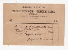 fattura antica - DOMENICO