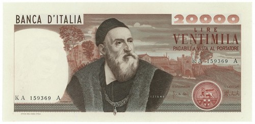 20000 lire banca - 20000, d'italia