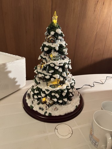 Albero natale illuminato - albero,