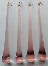 4 rari Murano rosa vintage