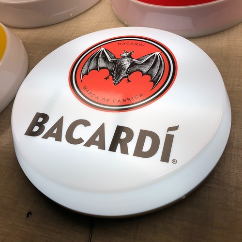 Bacardi rum illuminated - bacardi, wall
