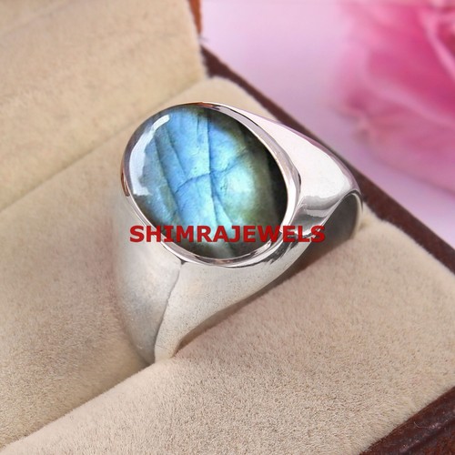 Anello uomo labradorite - anello, da