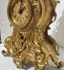 Orologio Barocco Antico Antiquariato Arredamento Antico Arte Bronzo Dorato Antic