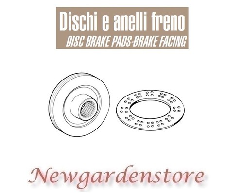 Disco freno sinterizzato