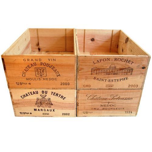 Scatola vino francese legno - scatola,