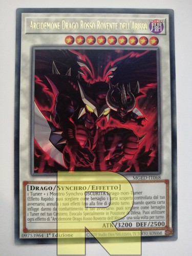 Arcidemone drago rosso rovente - drago,