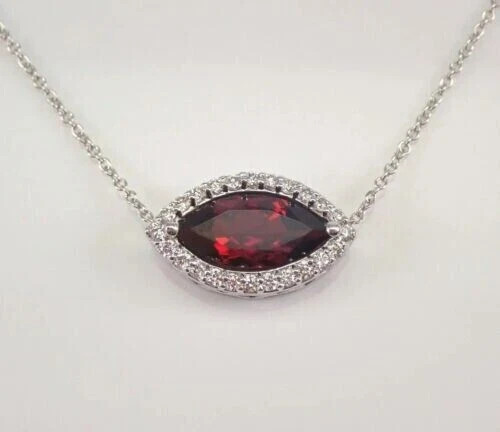 Collana con ciondolo - , granato