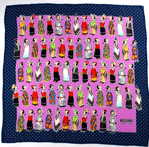 Magnifique foulard vintage - , "
