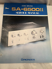 Pioneer SA-6500II Manuale di