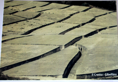 Cartolina gibellina cretto - gibellina.,