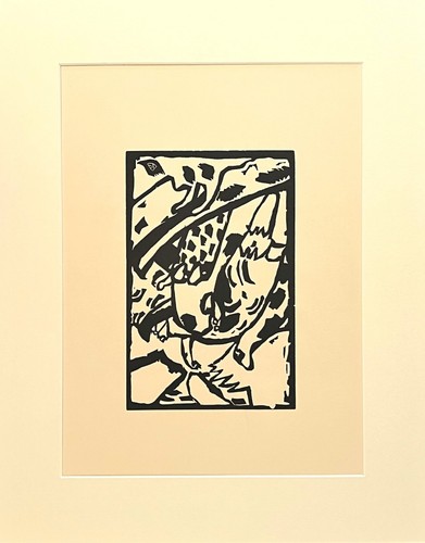 Wassily kandinsky xilografia - wassily,