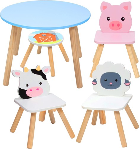 Set tavolo sedia animali in - sedia,