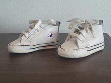 Sneakers CONVERSE CHUCK TAYLOR ALL STAR in tela bianca neonato/bambino taglia 2 
