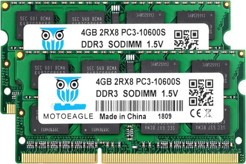 Ddr3 1333mhz sodimm ram - 1333mhz, 8gb