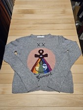 Maglione Pullover 100% Puro Cashmere Donna Christian Dior Kasmir Cachemire 42