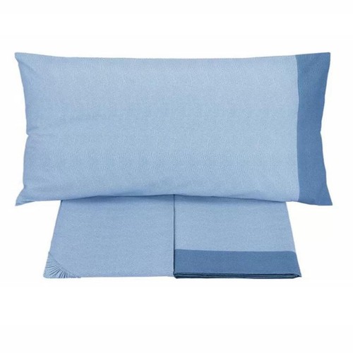 Completo lenzuolo singolo blu