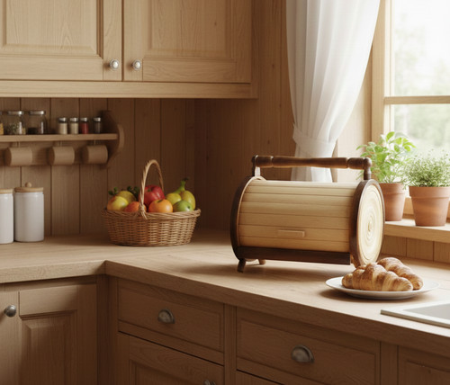 Portapane legno stile botte - stile,