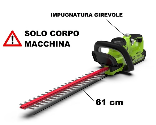 Greenworks g40ht61 tagliasiepi - g40ht61,