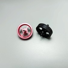 Rullo in metallo nero/rosa
