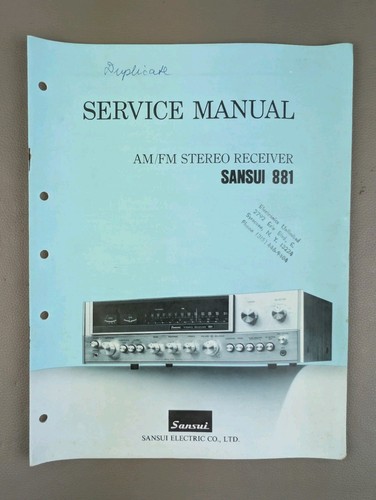Sansui 881 ricevitore stereo - 881,
