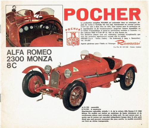 Catalogo pocher rivarossi alfa - catalogo,