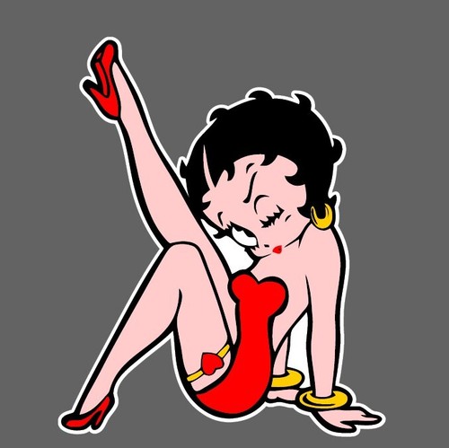 Sticker autocollant betty boop - sticker,