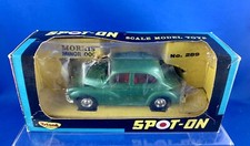 Original BOXed SPOT ON Tri-ang #289 MORRIS MINOR 1000 BMC Iconic METALLIC Green