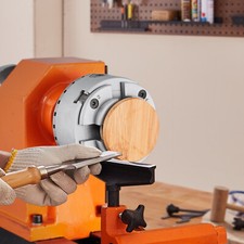 VEVOR Mandrino per Tornio 4 Griffe KP96 φ96mm Autocentrante Rettifica Fresatura