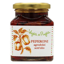 Voglia Di Puglia Peperoni In Olio Extravergine Di Oliva 270 Gr