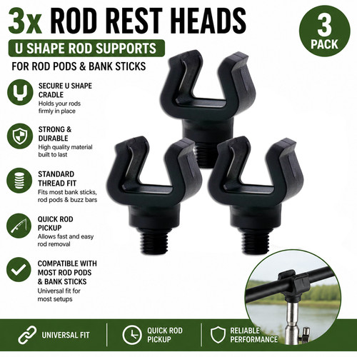 Canna pesca carpa poggia - da,