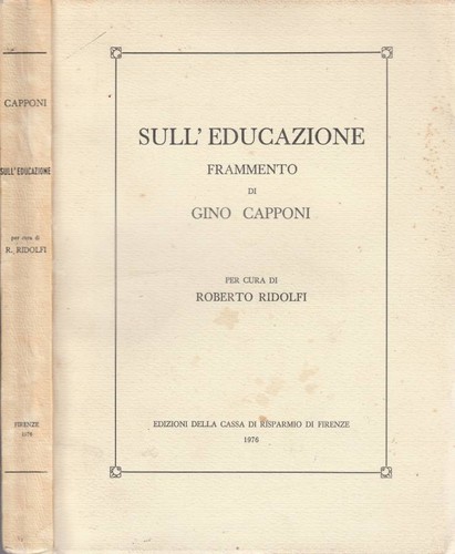 Sull educazione frammento - sull'educazione.,