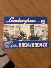 libretto uso e manutenzione Trattore Lamborghini