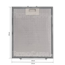 Filtro metallico alluminio per