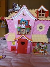 Casa Lalaloopsy con accessori vari, macchinina originale e bambole vari tipi 