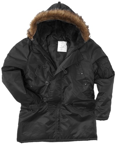 Parka nero n3b - parka,