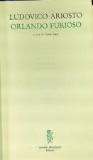 ORLANDO FURIOSO SENZA CUSTODIA ARIOSTO LUDOVICO MONDADORI 1976 I MERIDIANI
