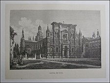 1876: PAVIA, LA CERTOSA -