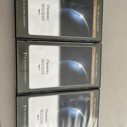 The great courses - courses, chemistry