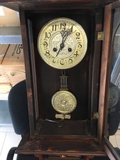 Orologio a Pendolo da Parete in Legno - Noce Scuro