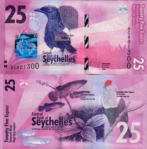 Seychelles rupees 2016 - -,