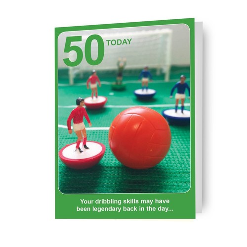 Biglietto compleanno subbuteo - compleanno,