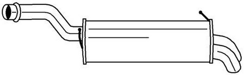 150 silenziatore posteriore - 150,