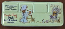  SARAH KAY - SCATOLA LATTA 24 ACQUERELLI - VINTAGE ANNI '70 - USATO OTTIMO RARO