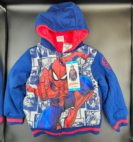 Felpa con cappuccio spiderman - con,