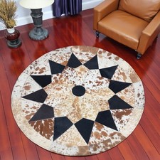 Tappeto patchwork rotondo in