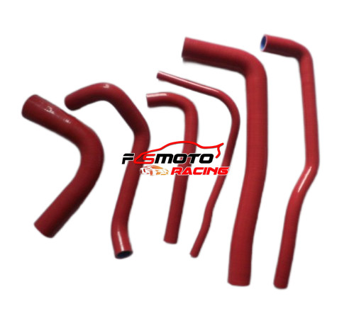 Red silicone radiator hose - silicone,