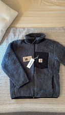 Giacca in pile Carhartt dark gray.