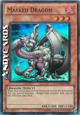 MASKED DRAGON • (Drago Mascherato) • Super R • TU06 EN003 • YUGIOH! • ANDYCARDS