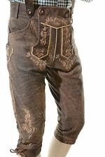 Pantaloni in pelle bavaresi Oktoberfest antichi costumi tradizionali in pelle di agnello #HMBRG