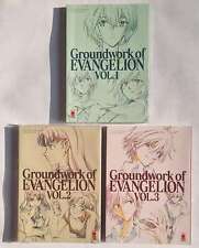GROUNDWORK OF EVANGELION - Serie Completa 1/3 Vol - Artbook - Panini Comics
